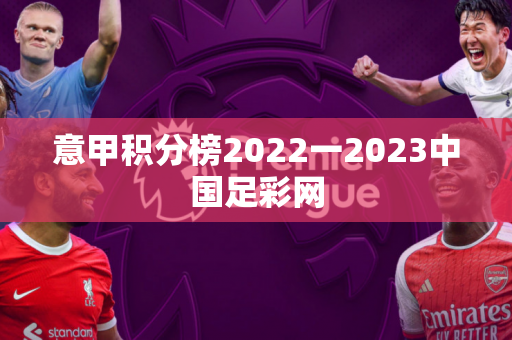 意甲积分榜2022一2023中国足彩网